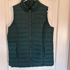 Zenana Outfitters Green Puffer Vest